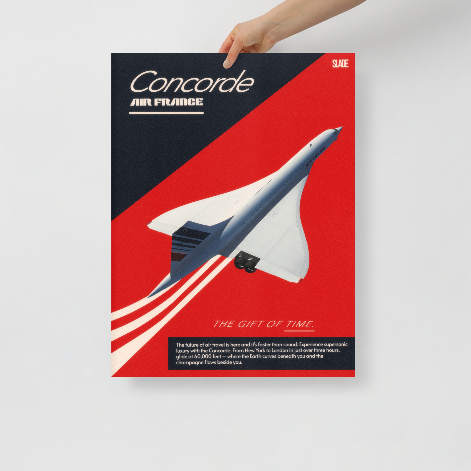 Retro Concorde Poster